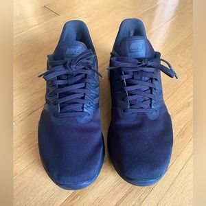 Nike Sneakers, All Black, Size 8 Women’s, Comfort Footbed